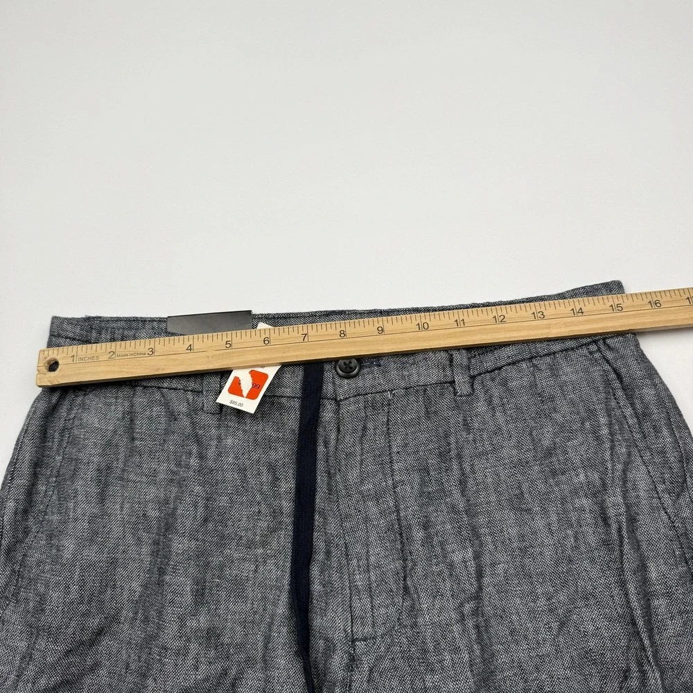 Banana Republic Pants Mens 31x32 Blue Linen Blend Athletic Fit